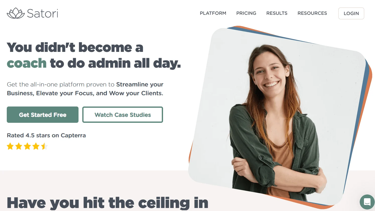 12 Best Online Coaching App for Coaches to Start Your Coaching Business 28 Satori Homepage 12 Best Online Coaching App for Coaches to Start Your Coaching Business